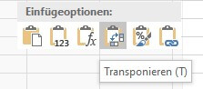 Excel Tabellen drehen: Zeilen und Spalten vertauschen transponieren