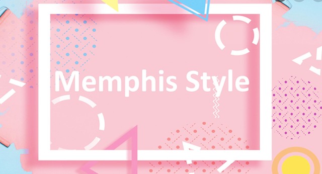 Memphis style in PowerPoint Trends 
