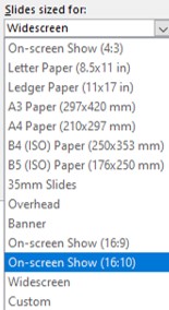 screen size
