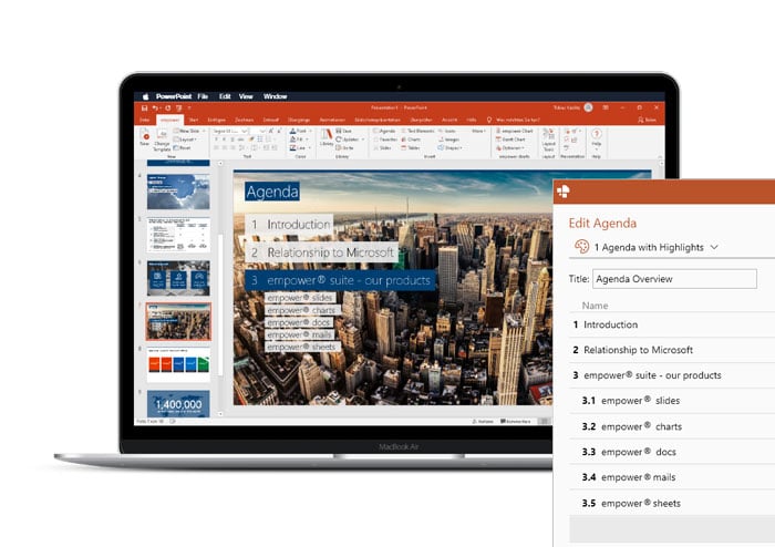 empower Agenda tool PowerPoint