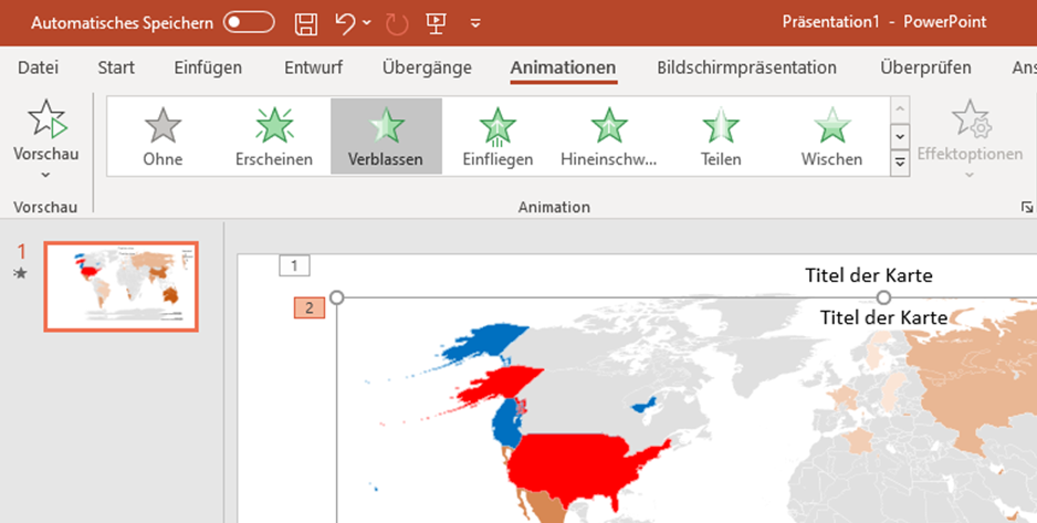 Weltkarte in PowerPoint erstellen - So geht's