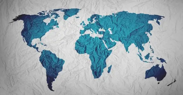 Creating a world map in PowerPoint