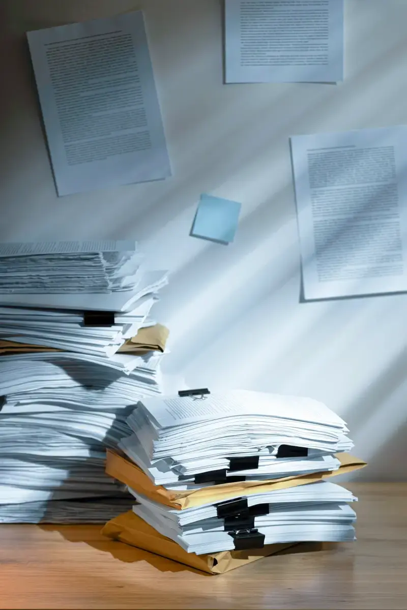 Stack of documents Stack of documents