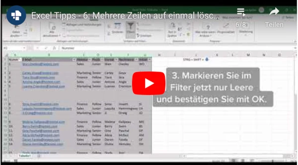 Mehrere-Zeilen-löschen