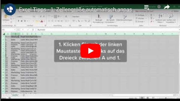 Zellengröße