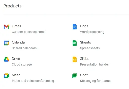 features and products digital collaboration tool google workspace