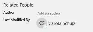 remove author name from word settings remove person