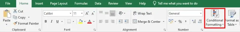 Conditional formatting to create alternating row colors in excel