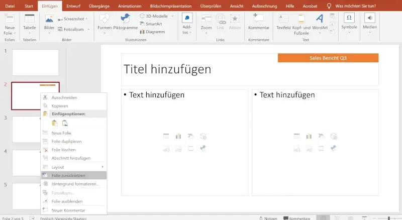 Fußzeile wird nicht angezeigt Folienmaster PowerPoint bearbeiten