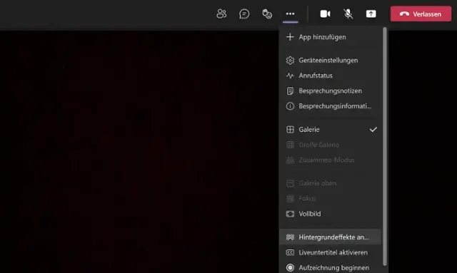 Microsoft Teams Guide Hintergrundeffekt anwenden
