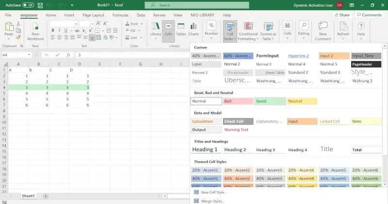 empower sheets work smarter in excel zellen gestalten