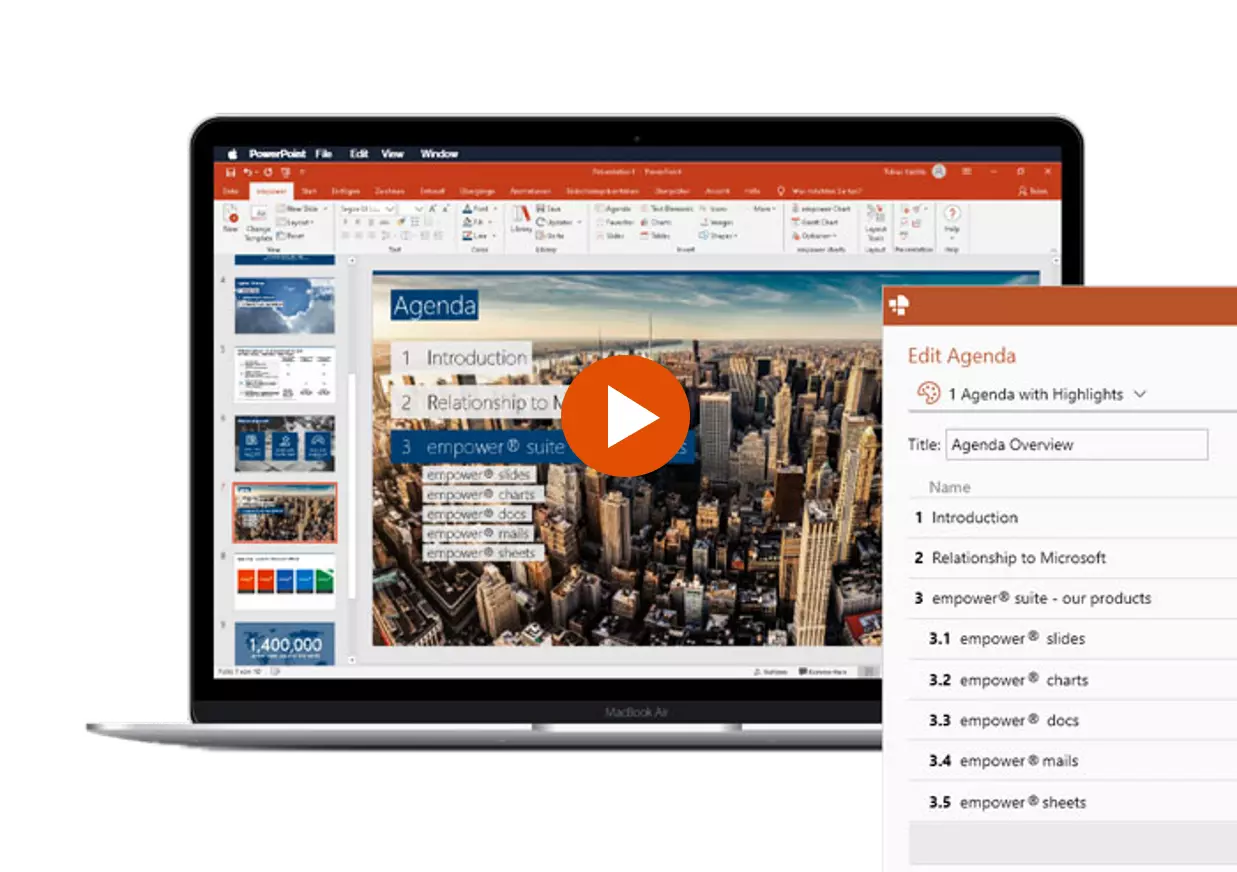 Agenda Assistent empower für Microsoft Office und 365